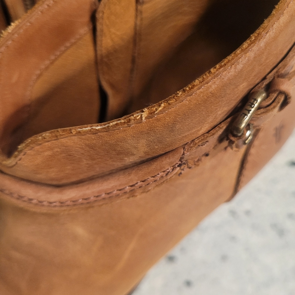Frye Jenny Ankle Boots Brown Womens 8 - Picture 12 of 16